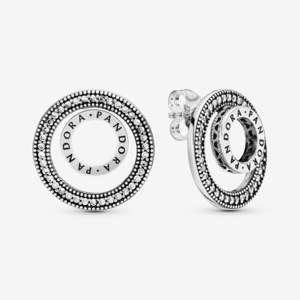 Cercei Stud Pandora România Logo Circle